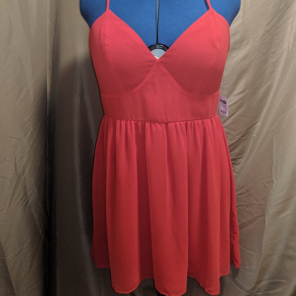 Sexy red dress